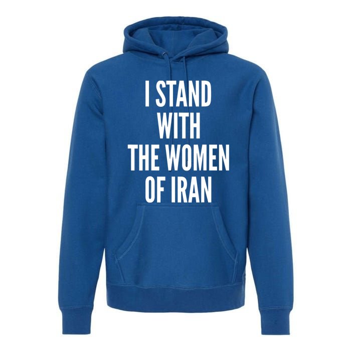 I Stand With The Women Of Iran Iranian Flag, #Freeiran FIST Premium Hoodie