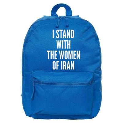 I Stand With The Women Of Iran Iranian Flag, #Freeiran FIST 16 in Basic Backpack