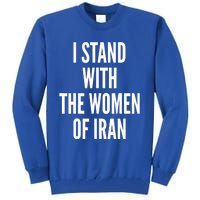 I Stand With The Women Of Iran Iranian Flag, #Freeiran FIST Tall Sweatshirt