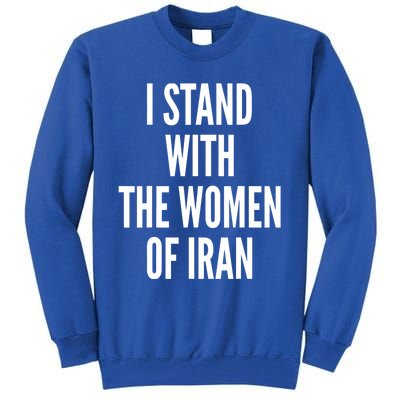 I Stand With The Women Of Iran Iranian Flag, #Freeiran FIST Tall Sweatshirt