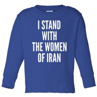 I Stand With The Women Of Iran Iranian Flag, #Freeiran FIST Toddler Long Sleeve Shirt