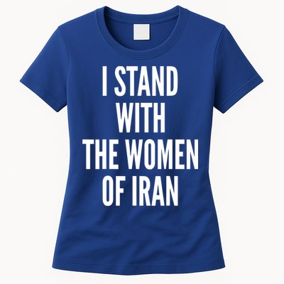 I Stand With The Women Of Iran Iranian Flag, #Freeiran FIST Womens T-Shirt