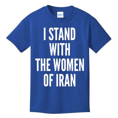 I Stand With The Women Of Iran Iranian Flag, #Freeiran FIST Kids T-Shirt