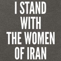 I Stand With The Women Of Iran Iranian Flag, #Freeiran FIST Cotton Canvas Backpack