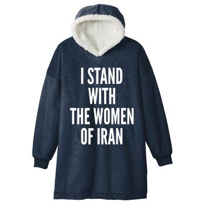 I Stand With The Women Of Iran Iranian Flag, #Freeiran FIST Hooded Wearable Blanket