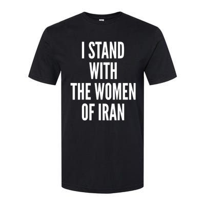 I Stand With The Women Of Iran Iranian Flag, #Freeiran FIST Softstyle CVC T-Shirt