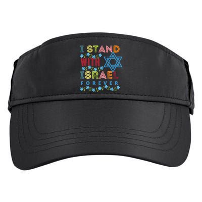 I Stand With Israel Forever/ Christians Supporting Jewish Adult Drive Performance Visor