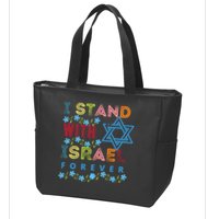 I Stand With Israel Forever/ Christians Supporting Jewish Zip Tote Bag