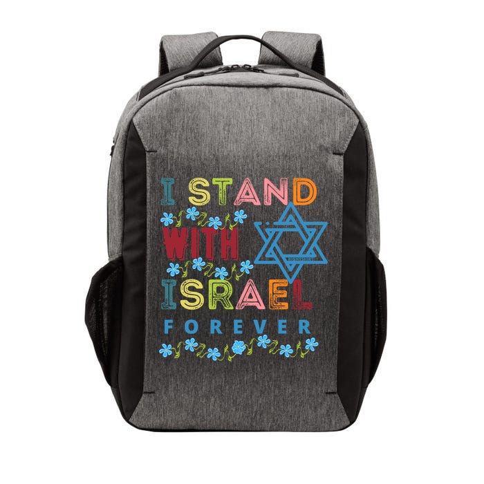 I Stand With Israel Forever/ Christians Supporting Jewish Vector Backpack
