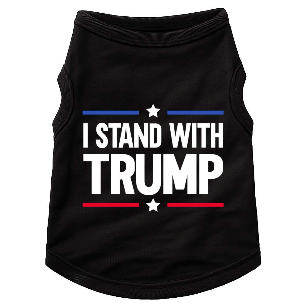 I Stand With Trump Gift Doggie Tank