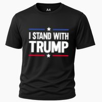 I Stand With Trump Gift Cooling Performance Crew T-Shirt