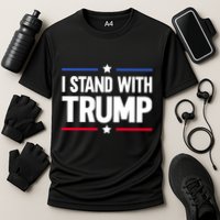 I Stand With Trump Gift Cooling Performance Crew T-Shirt