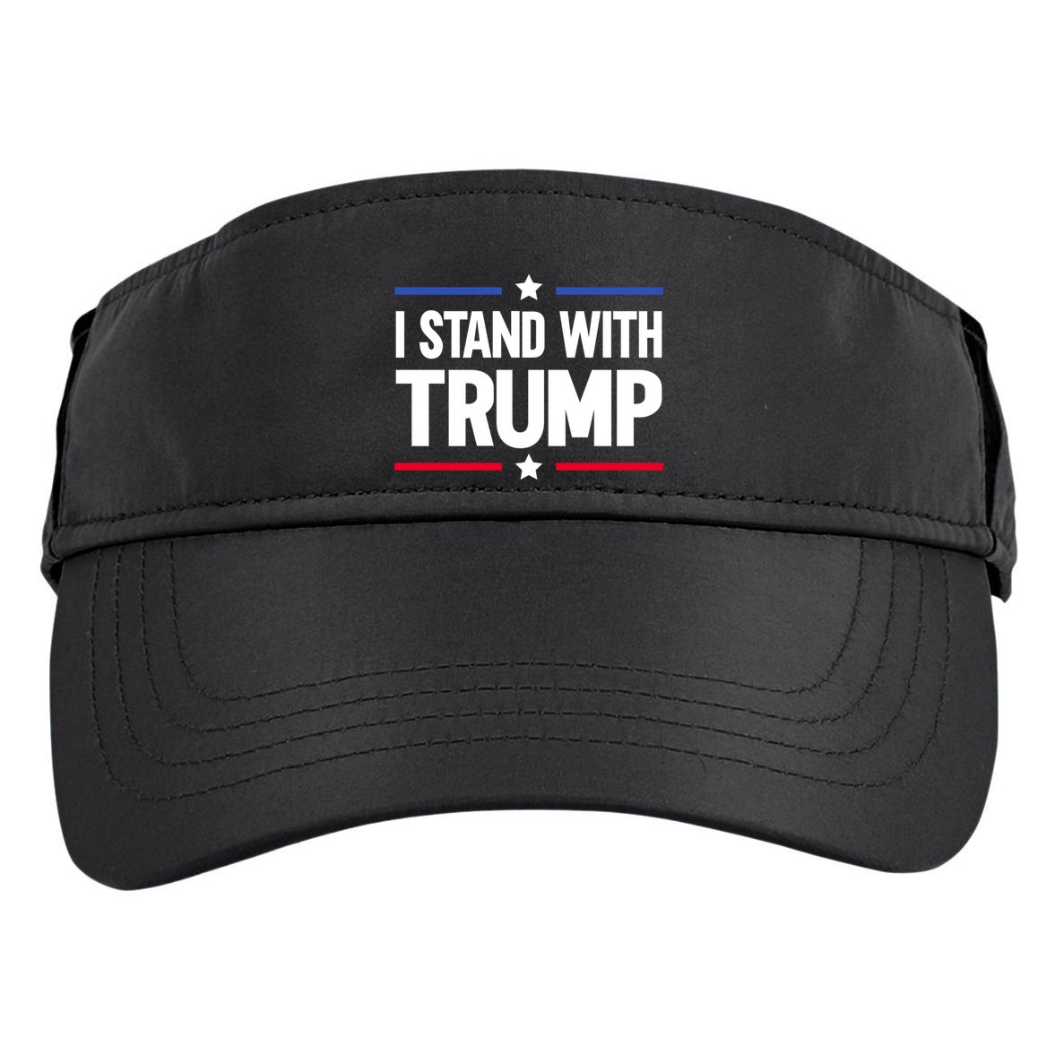 I Stand With Trump Gift Adult Drive Performance Visor