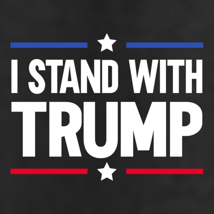 I Stand With Trump Gift Adult Drive Performance Visor