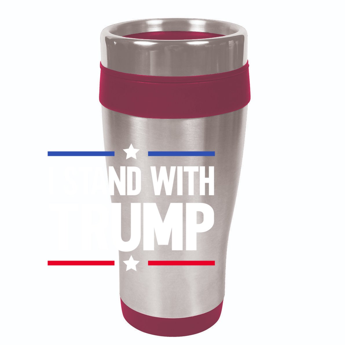 I Stand With Trump Gift 15oz Campfire Ceramic Mug