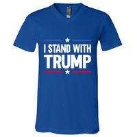 I Stand With Trump Gift V-Neck T-Shirt