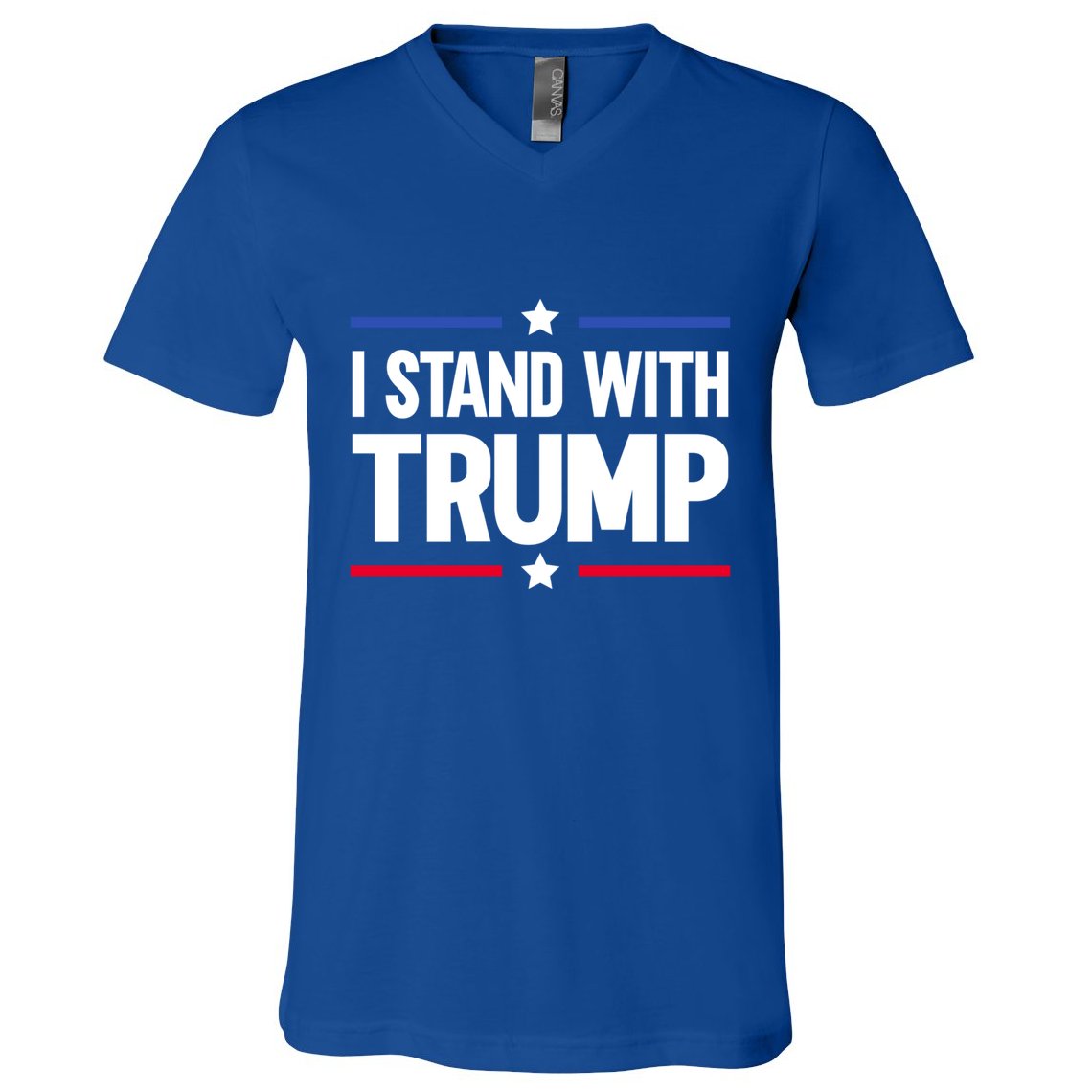 I Stand With Trump Gift V-Neck T-Shirt