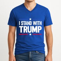 I Stand With Trump Gift V-Neck T-Shirt