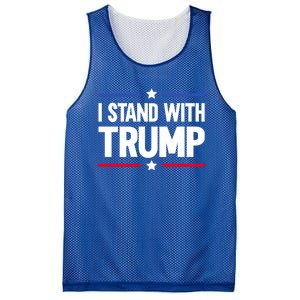 I Stand With Trump Gift Mesh Reversible Basketball Jersey Tank