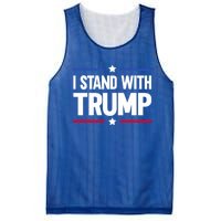 I Stand With Trump Gift Mesh Reversible Basketball Jersey Tank