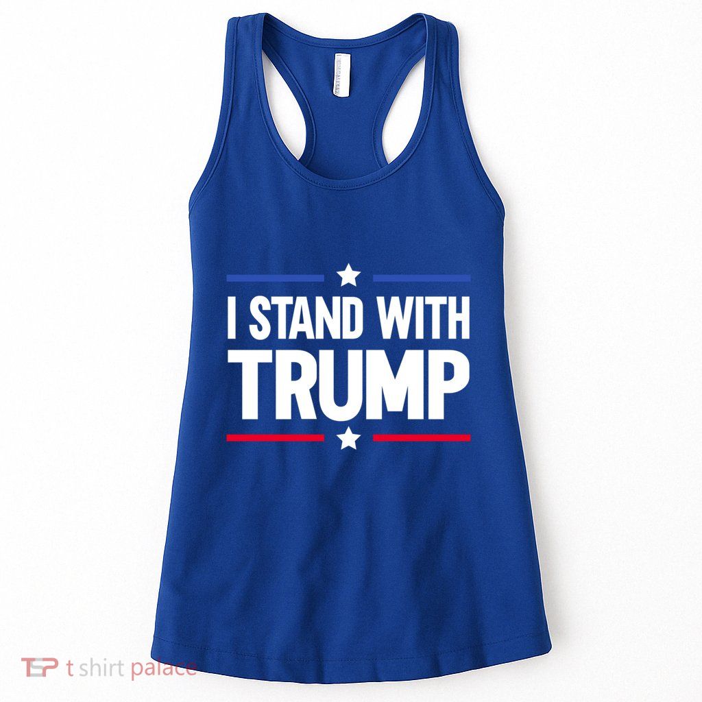 I Stand With Trump Gift Womens Tank Top