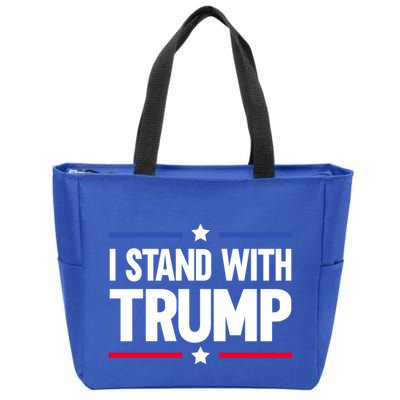 I Stand With Trump Gift Zip Tote Bag