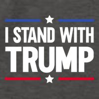 I Stand With Trump Gift Vector Backpack