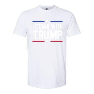 I Stand With Trump Gift Softstyle CVC T-Shirt