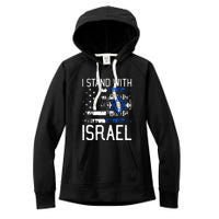 I Stand With Israel Jewish Support Group Matching  Women's Fleece Hoodie