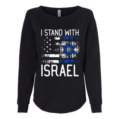 I Stand With Israel Jewish Support Group Matching  Womens California Wash Sweatshirt