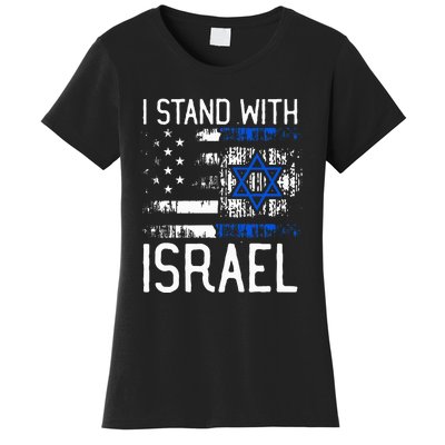 I Stand With Israel Jewish Support Group Matching  Women's T-Shirt