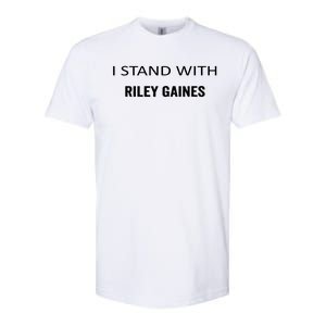 I Stand With Riley Gaines Support Womens Sports Softstyle® CVC T-Shirt