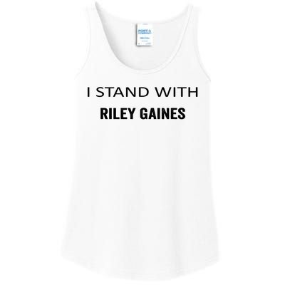 I Stand With Riley Gaines Support Womens Sports Ladies Essential Tank