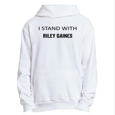 I Stand With Riley Gaines Support Womens Sports Urban Pullover Hoodie