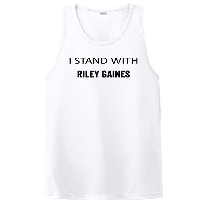 I Stand With Riley Gaines Support Womens Sports PosiCharge Competitor Tank