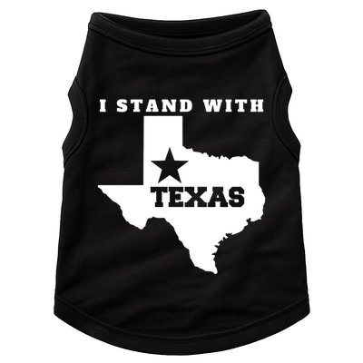 I Stand With Texas Doggie Tank