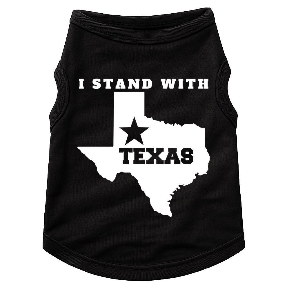 I Stand With Texas Doggie Tank