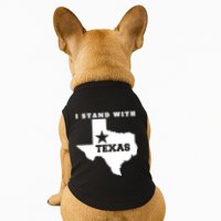 I Stand With Texas Doggie Tank