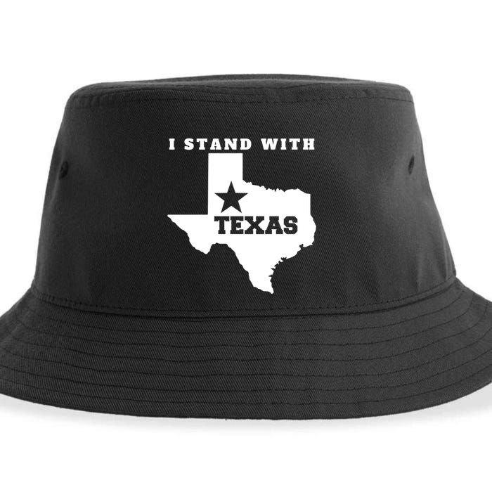 I Stand With Texas Sustainable Bucket Hat