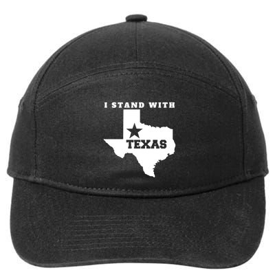 I Stand With Texas 7-Panel Snapback Hat
