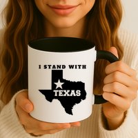 I Stand With Texas Mug