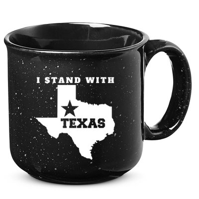 I Stand With Texas 15oz Campfire Ceramic Mug
