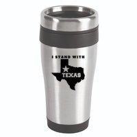 I Stand With Texas 16oz Travel Tumbler