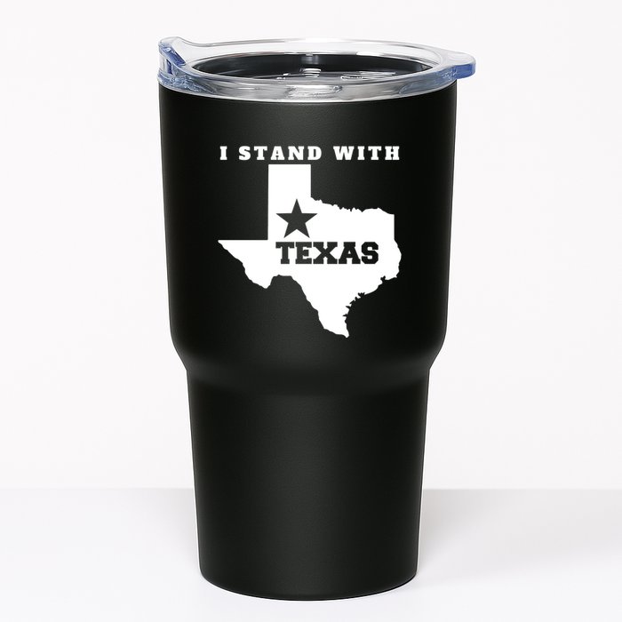 I Stand With Texas Tumbler