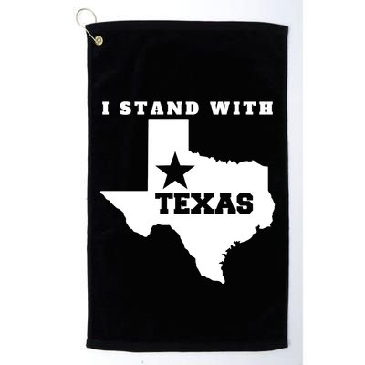 I Stand With Texas Golf Towel