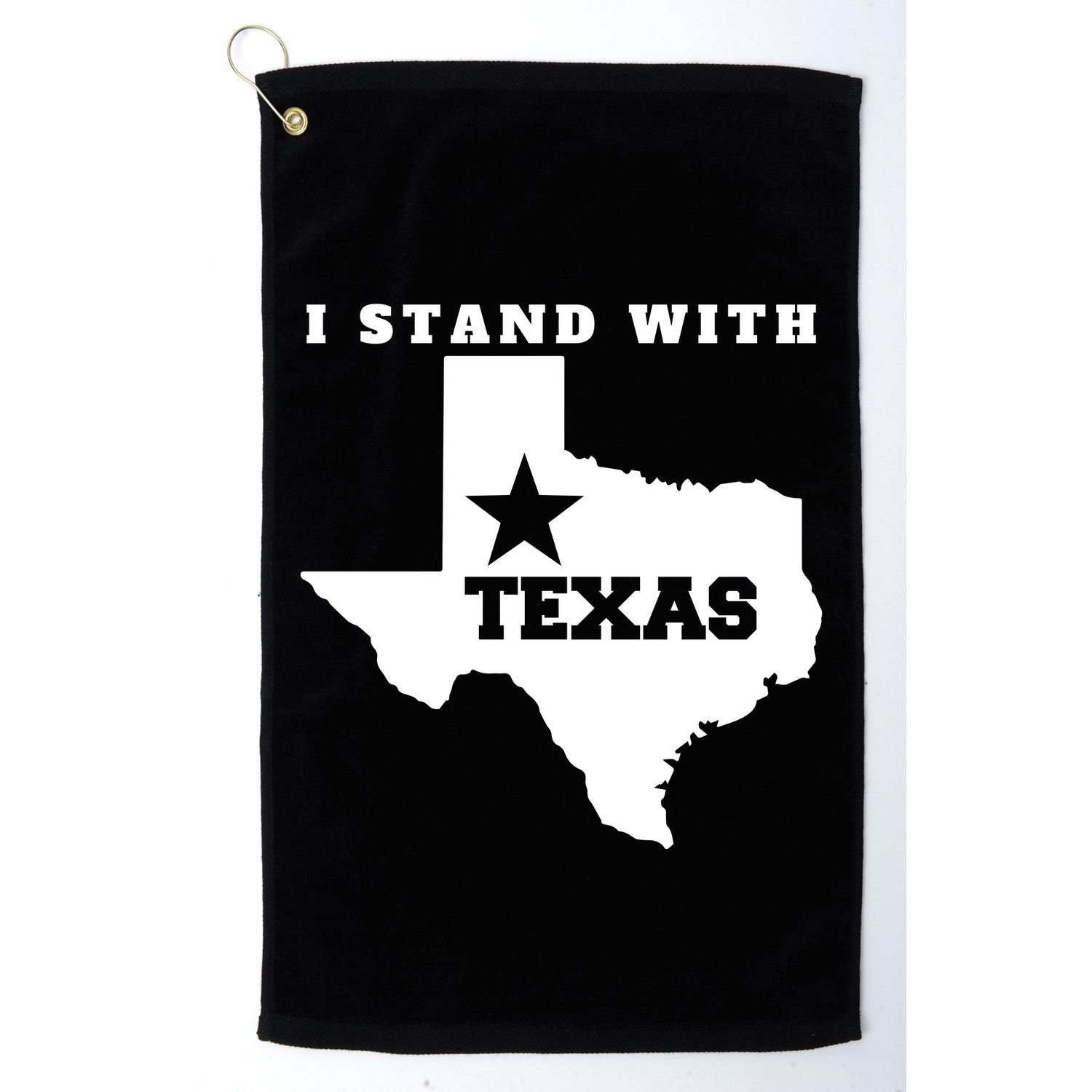 I Stand With Texas Golf Towel
