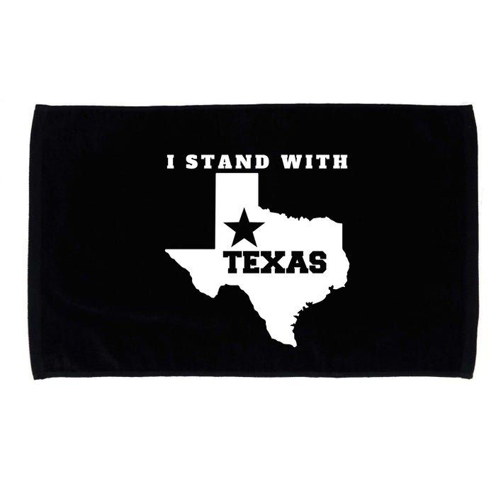 I Stand With Texas Microfiber Hand Towel