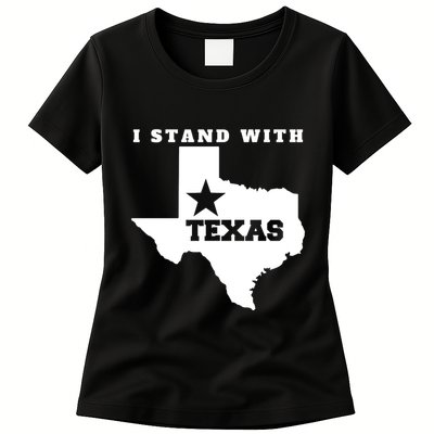 I Stand With Texas Womens T-Shirt