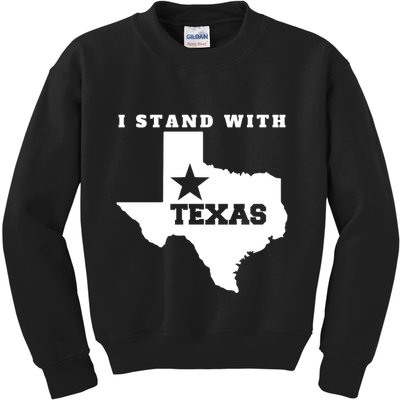 I Stand With Texas Kids Sweatshirt