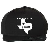 I Stand With Texas Wool Snapback Cap